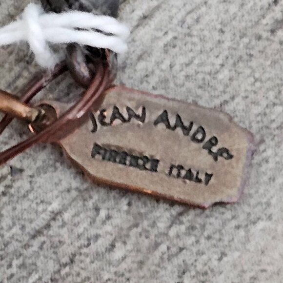 Jean Andre Firenze Italy Maurino Glass Beads Single Strand Y2K Chocker Necklace - Picture 3 of 6